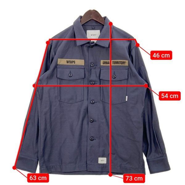 WTAPS ダブルタップス ミリタリー シャツ ジャケット BUDS LS COTTON