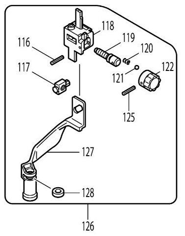 マキタ makita サイディング高圧エア釘打 AN 510 HS 用 アジャスタアッセンブリ 135140-6 パーツ 修理 補給 部品 外壁 建築 建設 大工