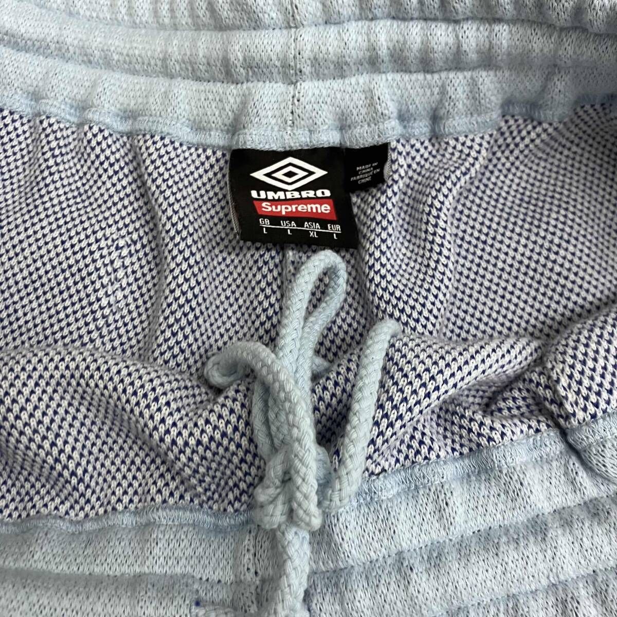 Supreme シュプリーム x Umbro アンブロ Knit Soccer Short 水色