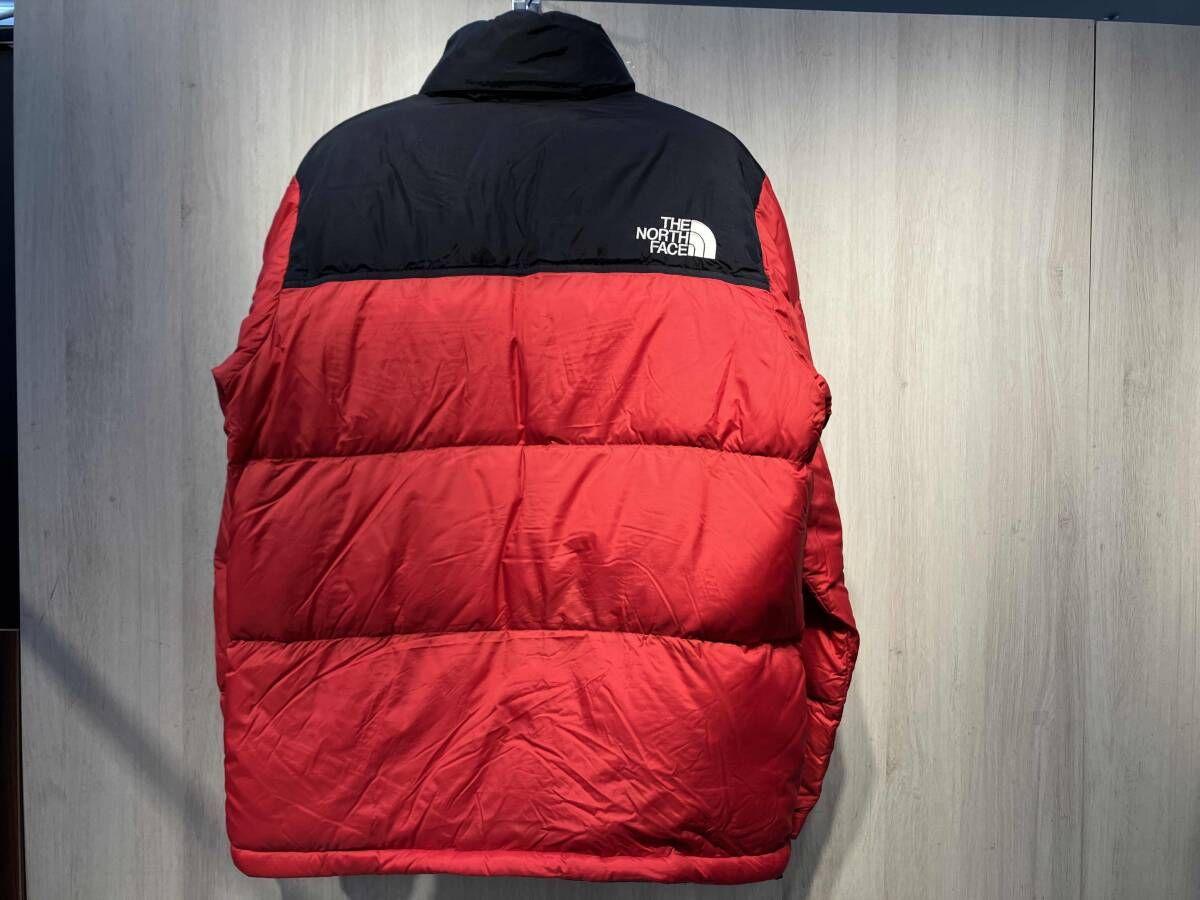 THE NORTH FACE ND91841／Nuptse Jacket／RED／ヨゴレあり ダウン