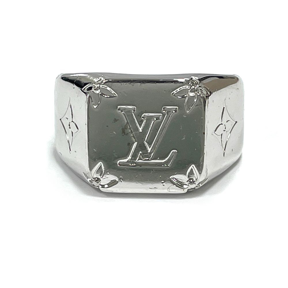ルイヴィトン シグネットリング M62488 Lサイズ モノグラムシルバー