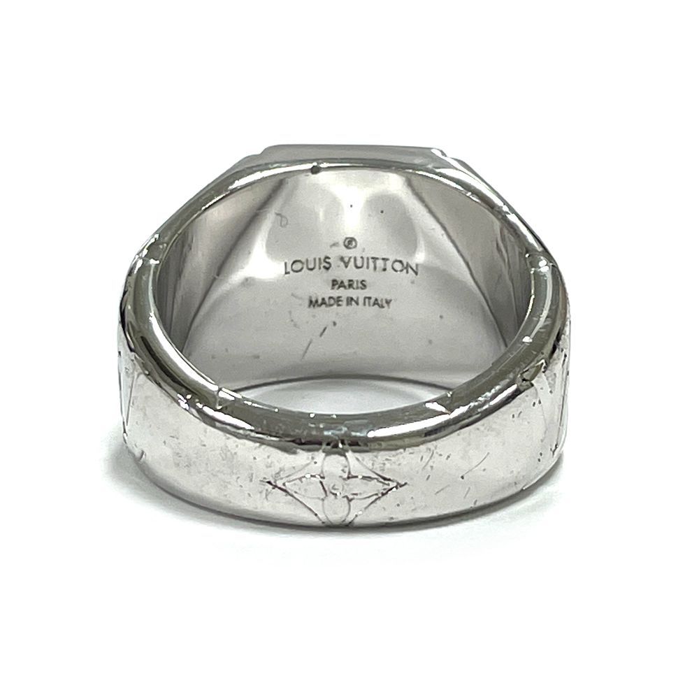 ルイヴィトン シグネットリング M62488 Lサイズ モノグラムシルバー