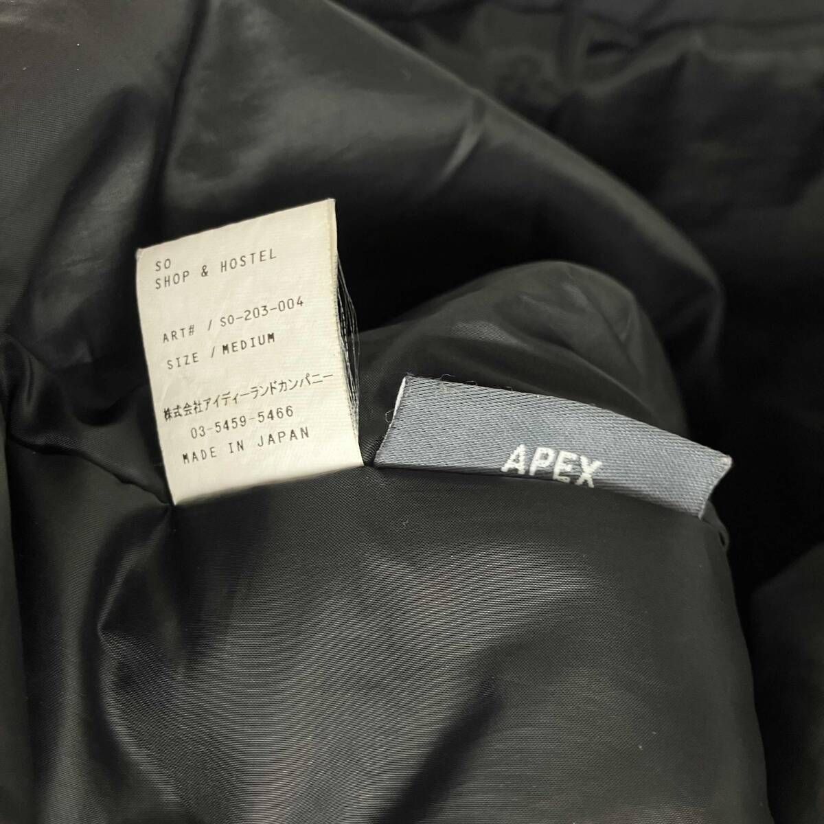 SO ORIGINAL/ブルゾン/FULL ZIP PADDING JACKET／サイズM ／S0-203-004 