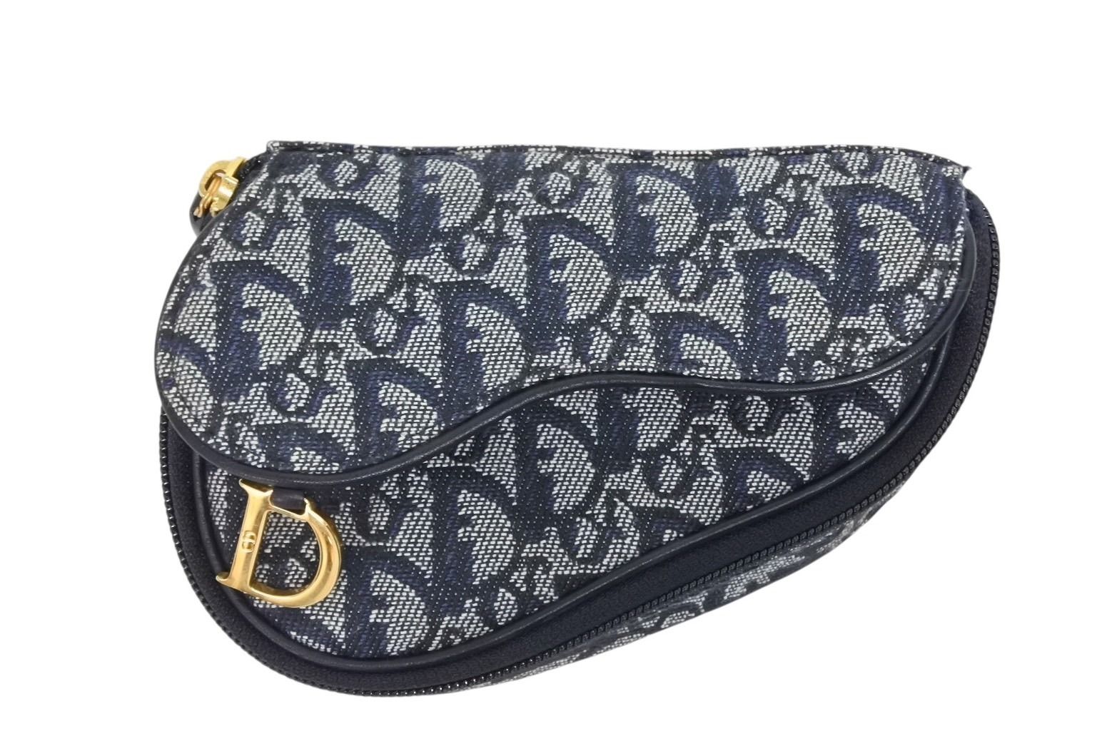 極美品 ChristianDior クリスチャンディオール サドルポーチ MC1928