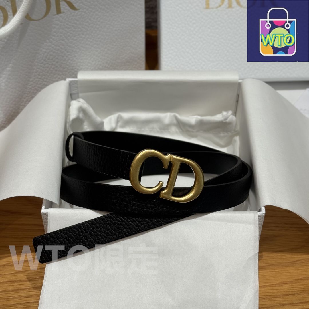 今日特価】Dior ディオール サドル ダブルフェイス ベルト - メルカリ