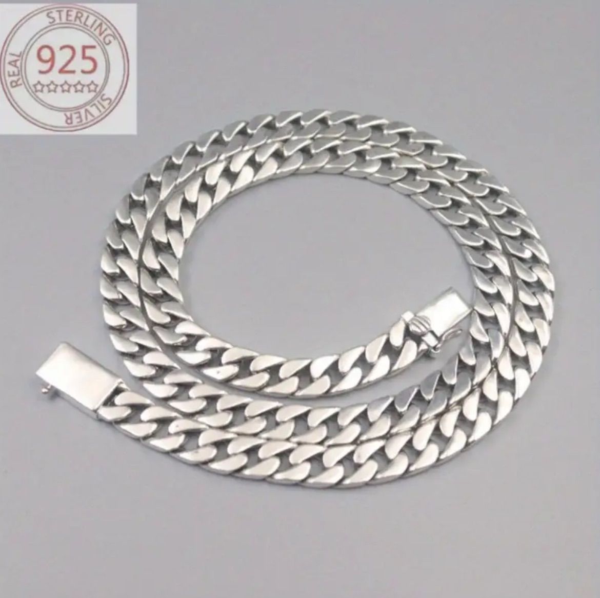 チェーンネックレス シルバー925 喜平チェーン ネックレス 幅8 mm 喜平ネックレス 太め 重厚感 二重ロック シルバーネックレス メンズ 男性 金属アレルギー対応 シンプル ギフト プレゼント