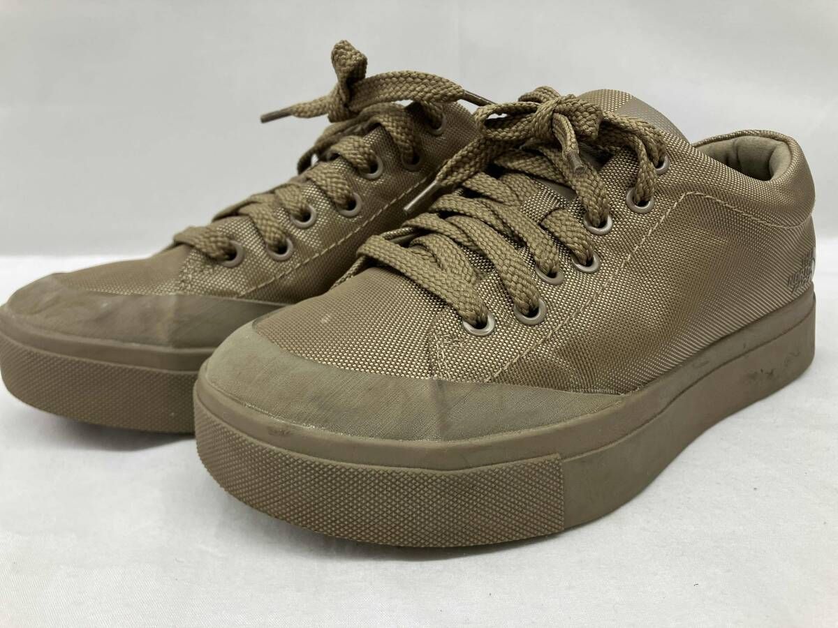 THE NORTH FACE ザノースフェイス　NF52242  SHUTTLE LACE WP シャトルレース　ウォータープルーフ　スニーカー ベージュ サイズ23.0cm