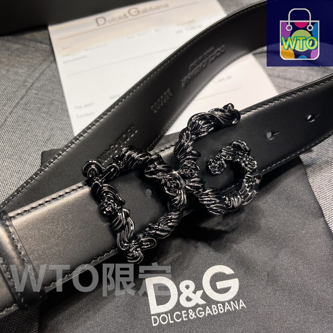 今日特価】Dolce&Gabbana DG レザーベルト - メルカリ