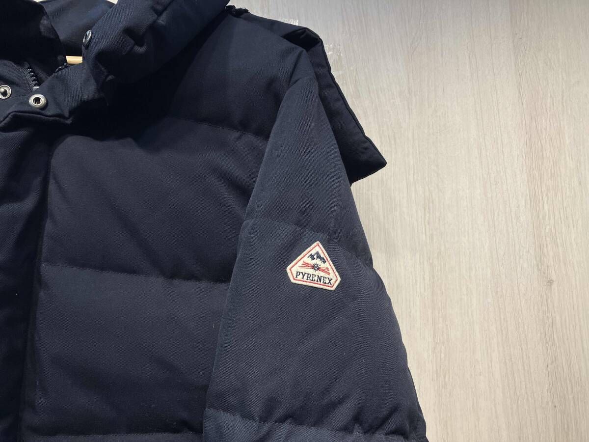 PYRENEX ネイビーダウンジャケット PYRENEX ネイビー／W18P1 ダウンジャケット - メルカリ