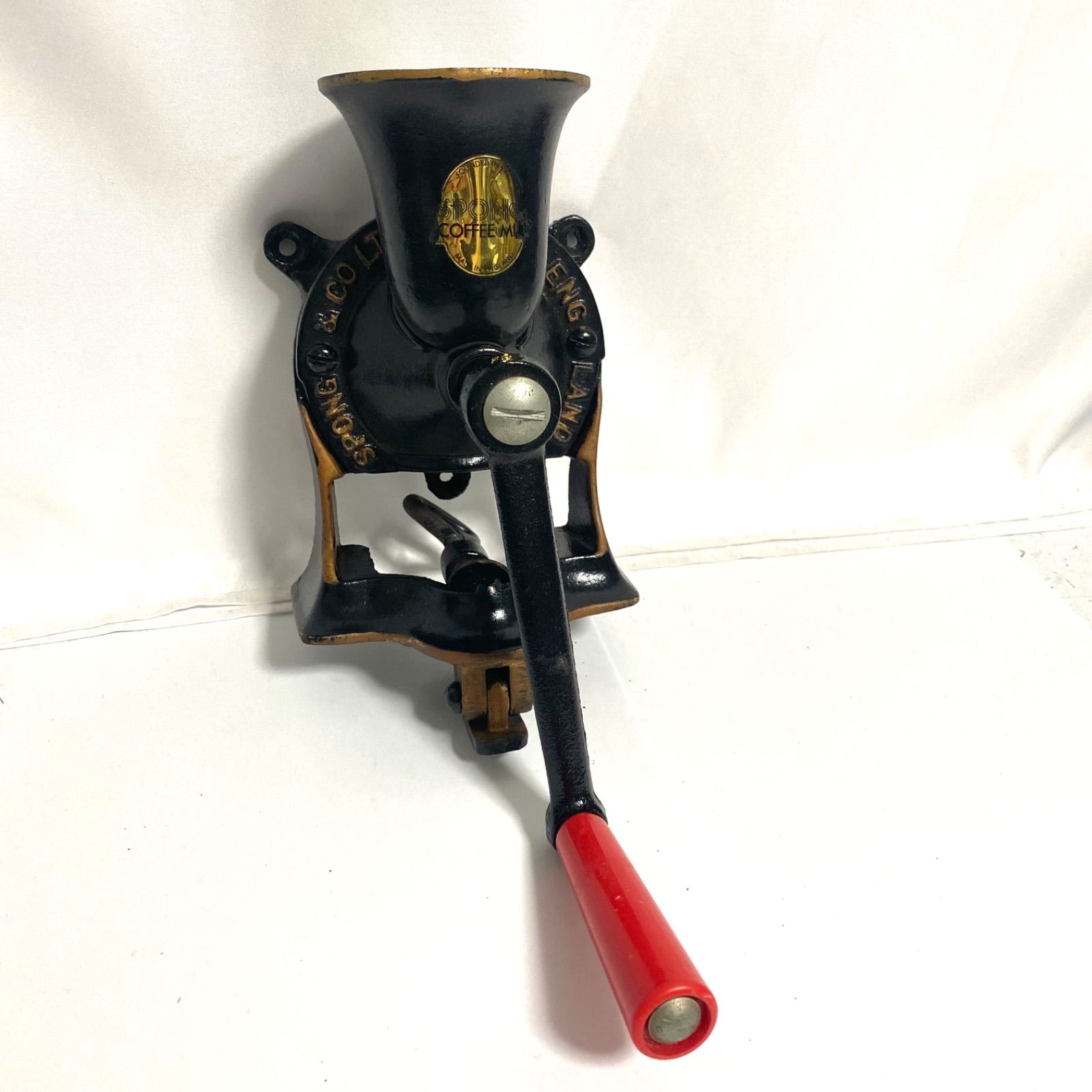 イギリス Spong & Co. Ltd. スポング社 ヴィンテージ 手動コーヒーミル