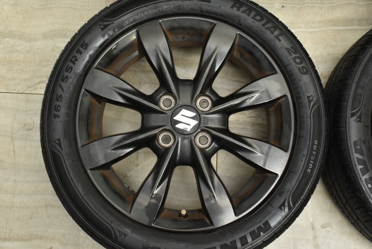 希少品】スズキ スペーシア カスタム XSリミテッド 純正 15in 4.5J +45