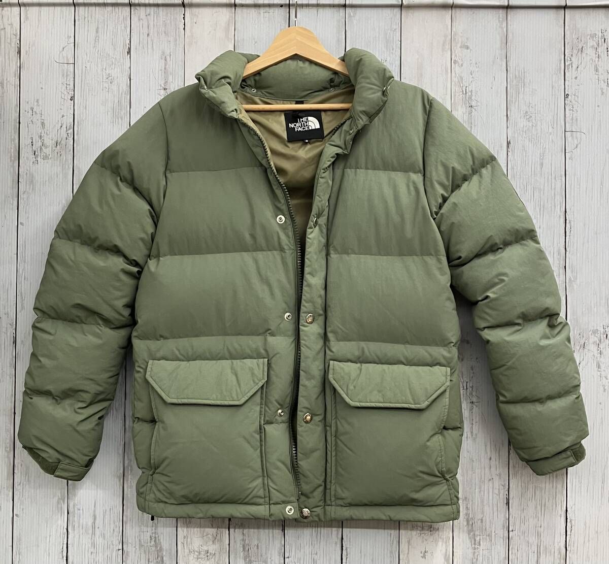 THE NORTH FACE ダウンジャケット ダークグリーン ND91637 THE NORTH FACE ダウンジャケット ナイロン グリーン ND91637 Sサイズ