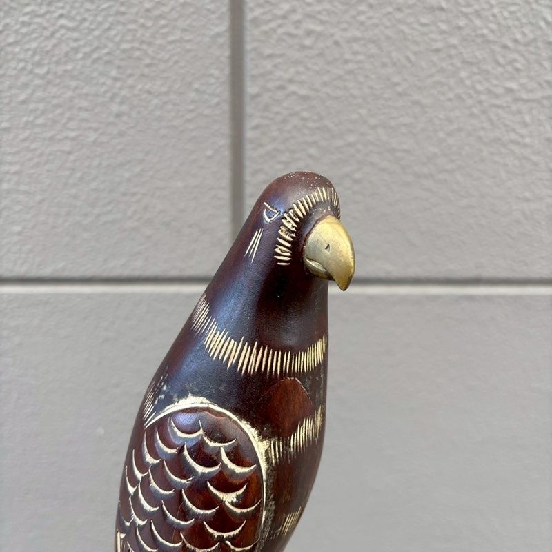 スペイン製 鳥 木製 オブジェ ヴィンテージ Sarreid LTD 高さ58cm 置物