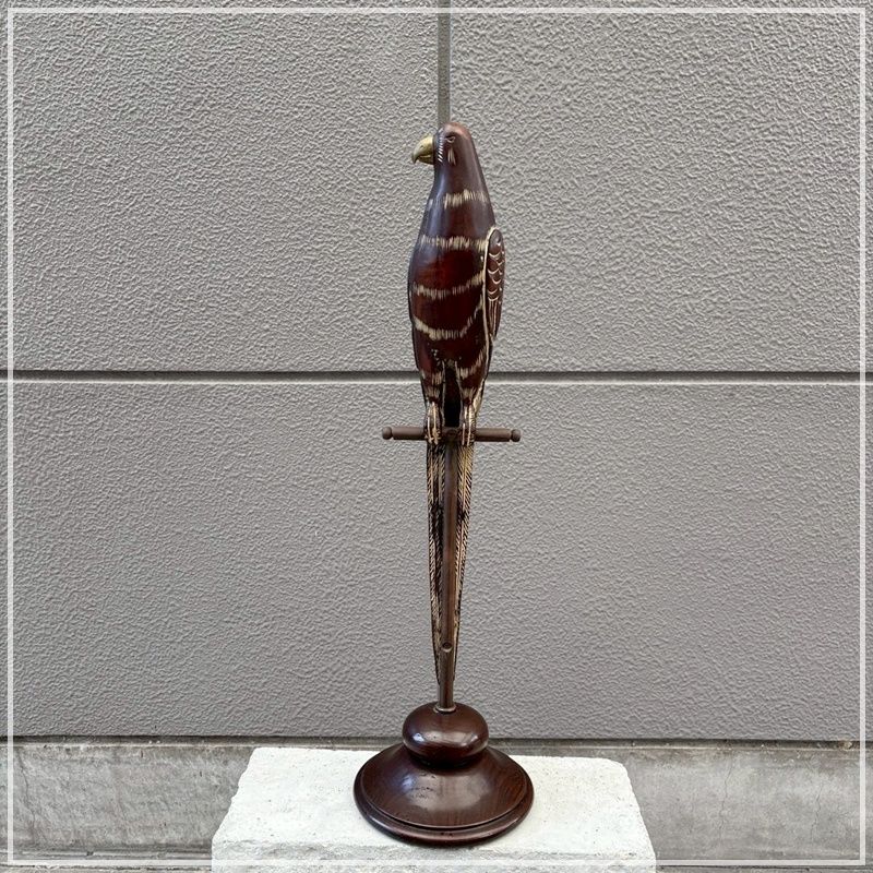 スペイン製 鳥 木製 オブジェ ヴィンテージ Sarreid LTD 高さ58cm 置物