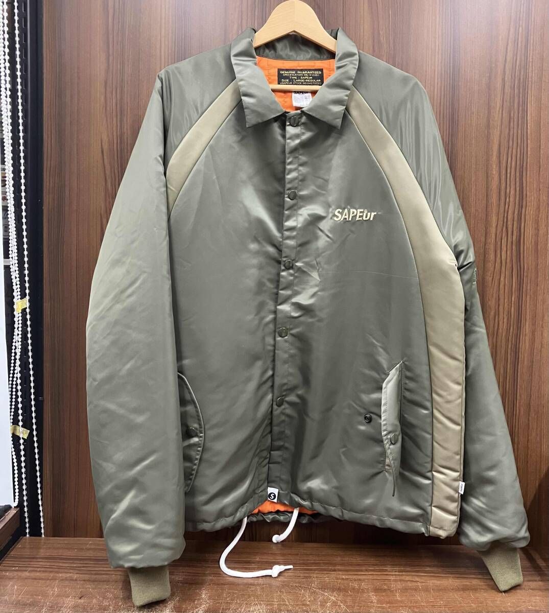 SAPEur サプール／フライトジャケット／サイズL
