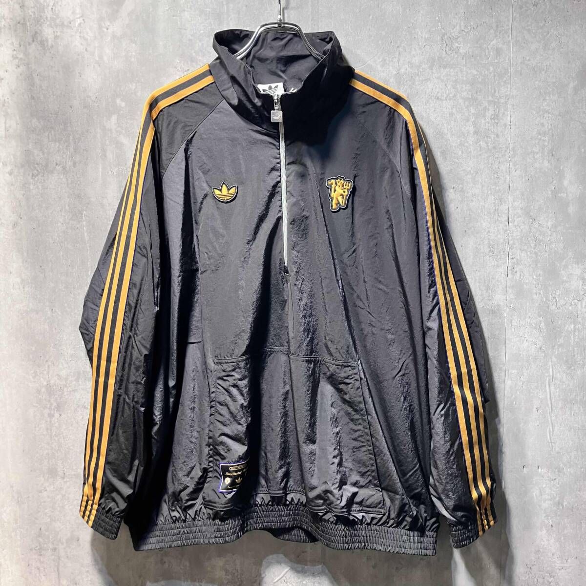 adidas Manchester Terrace Icon Half-zip Jacket 4XL マンチェスター