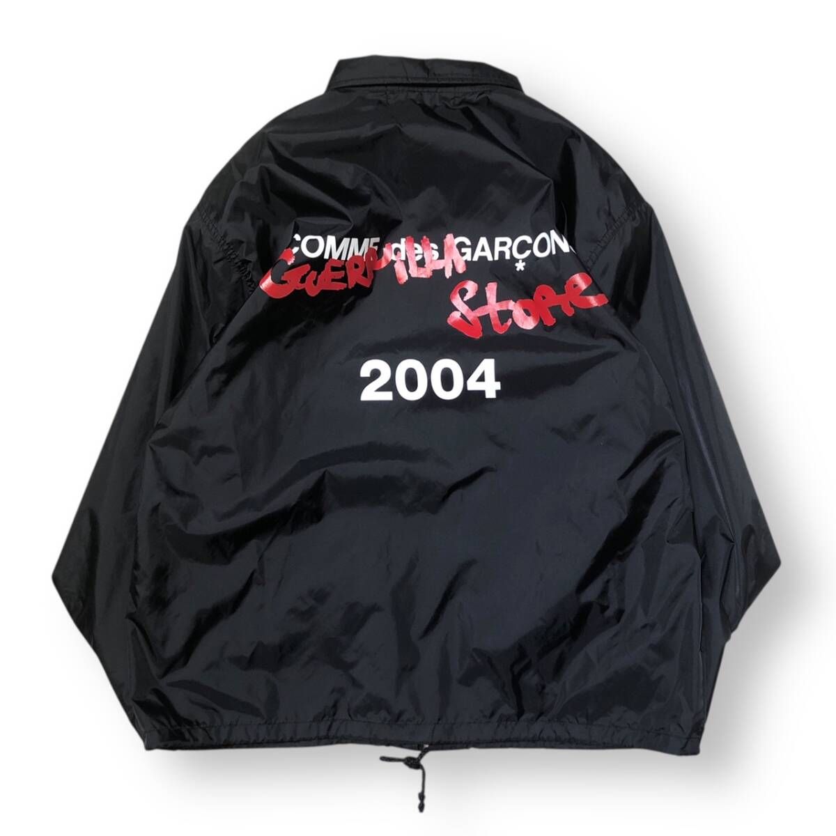 21ss COMME 節約 des GARCONS Coach Jacket Black size L 復刻 ゲリラ