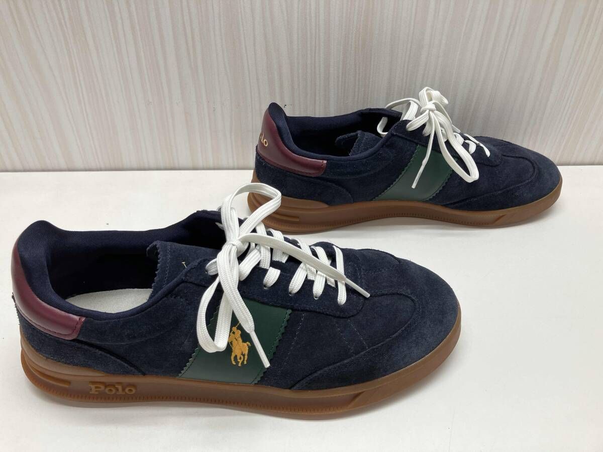 Polo Ralph Lauren ポロ ラルフローレン スニーカー Heritage Aera ヘリテージ アエラ 27cm ネイビースエード