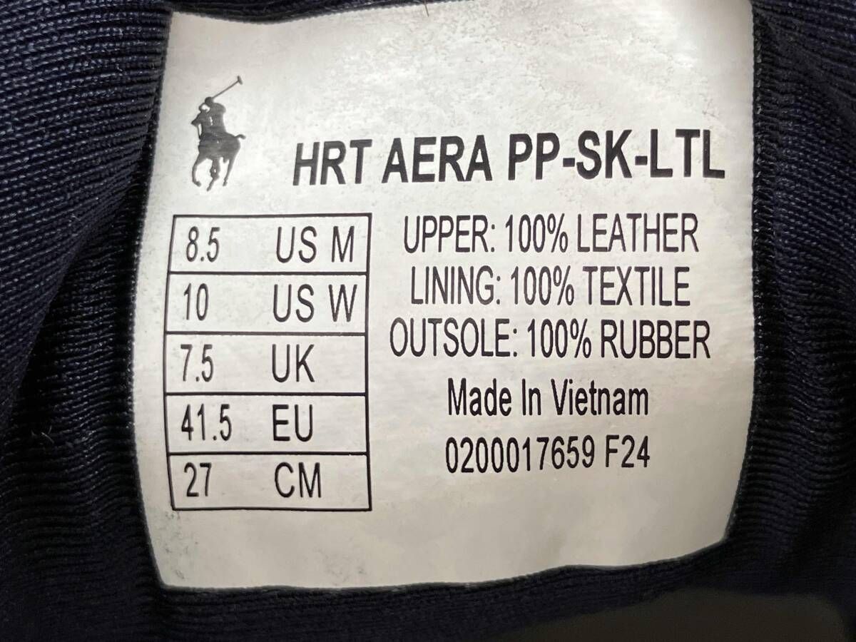 Polo Ralph Lauren ポロ ラルフローレン スニーカー Heritage Aera ヘリテージ アエラ 27cm ネイビースエード
