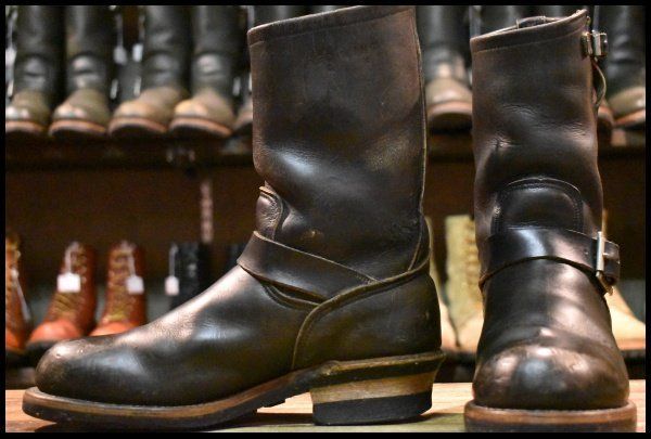 ☆レア☆希少廃盤品☆REDWING2233 スチールトゥ ハトメ刻印26.5cm 7D 良品 PT83 縦羽タグ 86年3月刻印】レッドウィング 2268 エンジニア