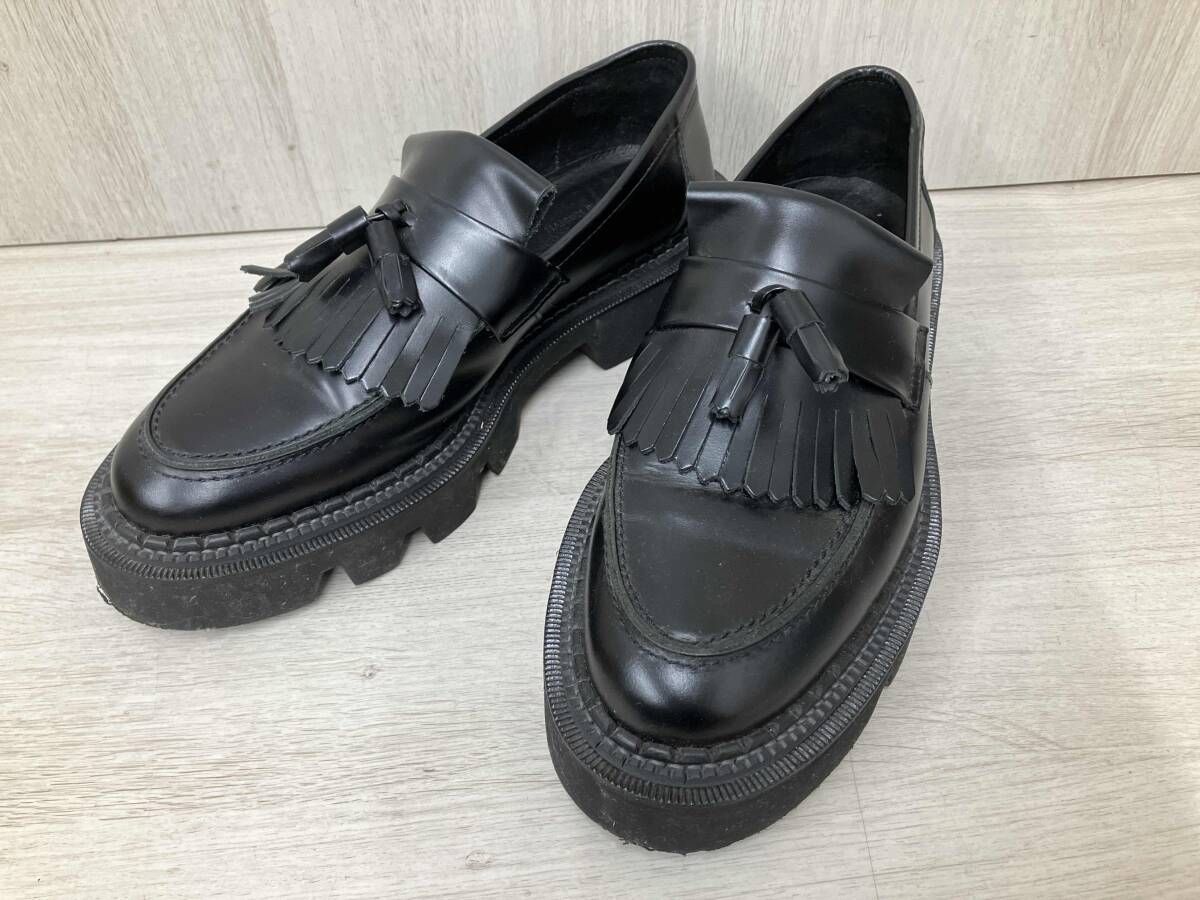 MAISON SPECIAL メゾン SHOES FACTORY コラボ タッセルローファー 27 5 cm ブラック