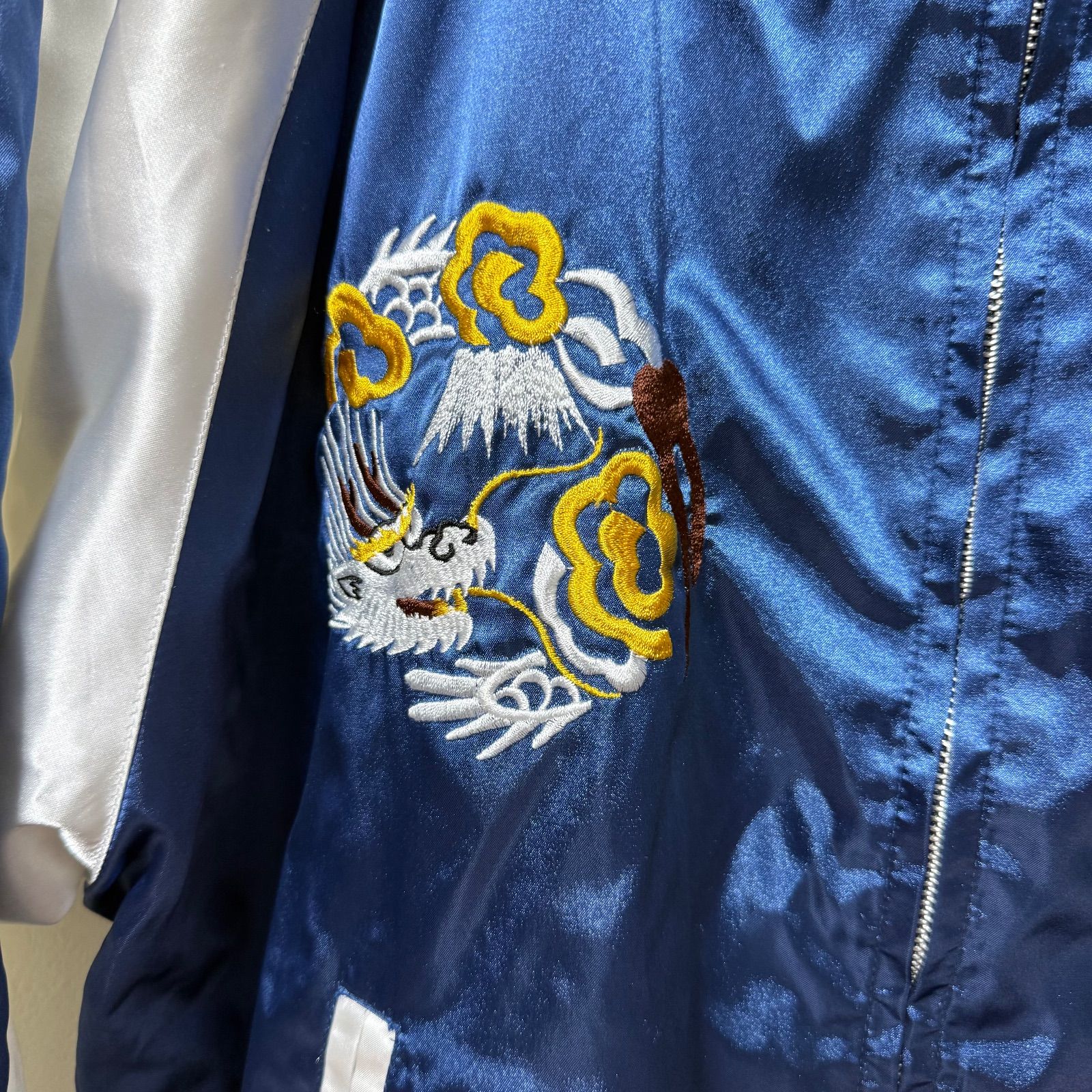 横須賀プリンス商会製　スカジャン　Lサイズ[中古] ドブ板通り スカジャン プリンス商会 横須賀オリジナル 中綿入り