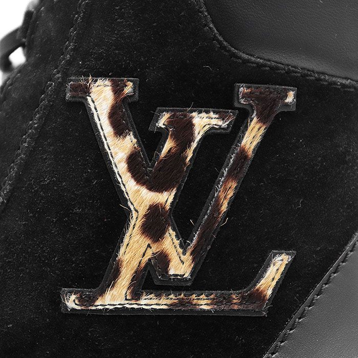 ☆美品☆ルイヴィトン　ローリエートブーツ　38.5 ヴィトン ローリエートライン 20年 レザー×スエード ブーツ 38