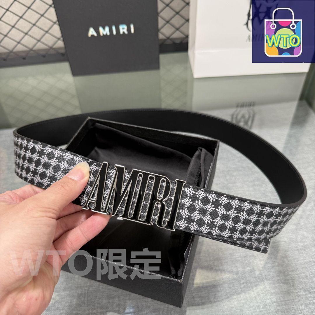 今日特価】AMIRI ダブルフェイスレザーベルト - メルカリ