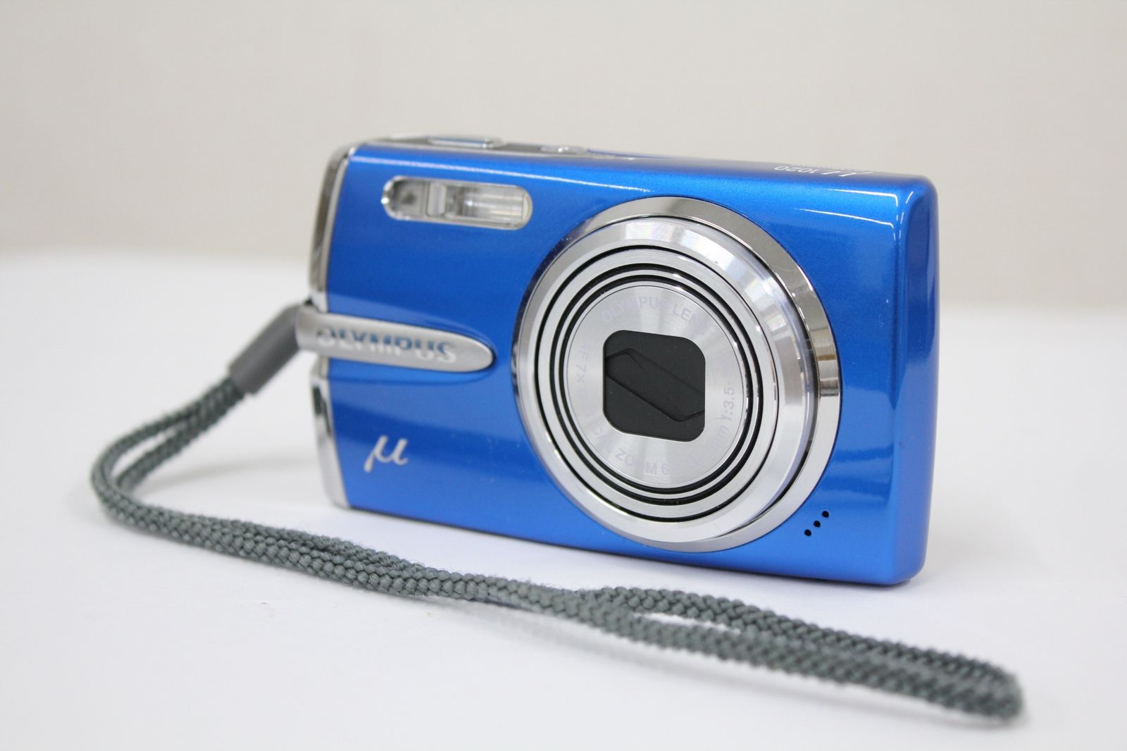 返品保証】 オリンパス Olympus μ mju 1020 ブルー 7x コンパクト