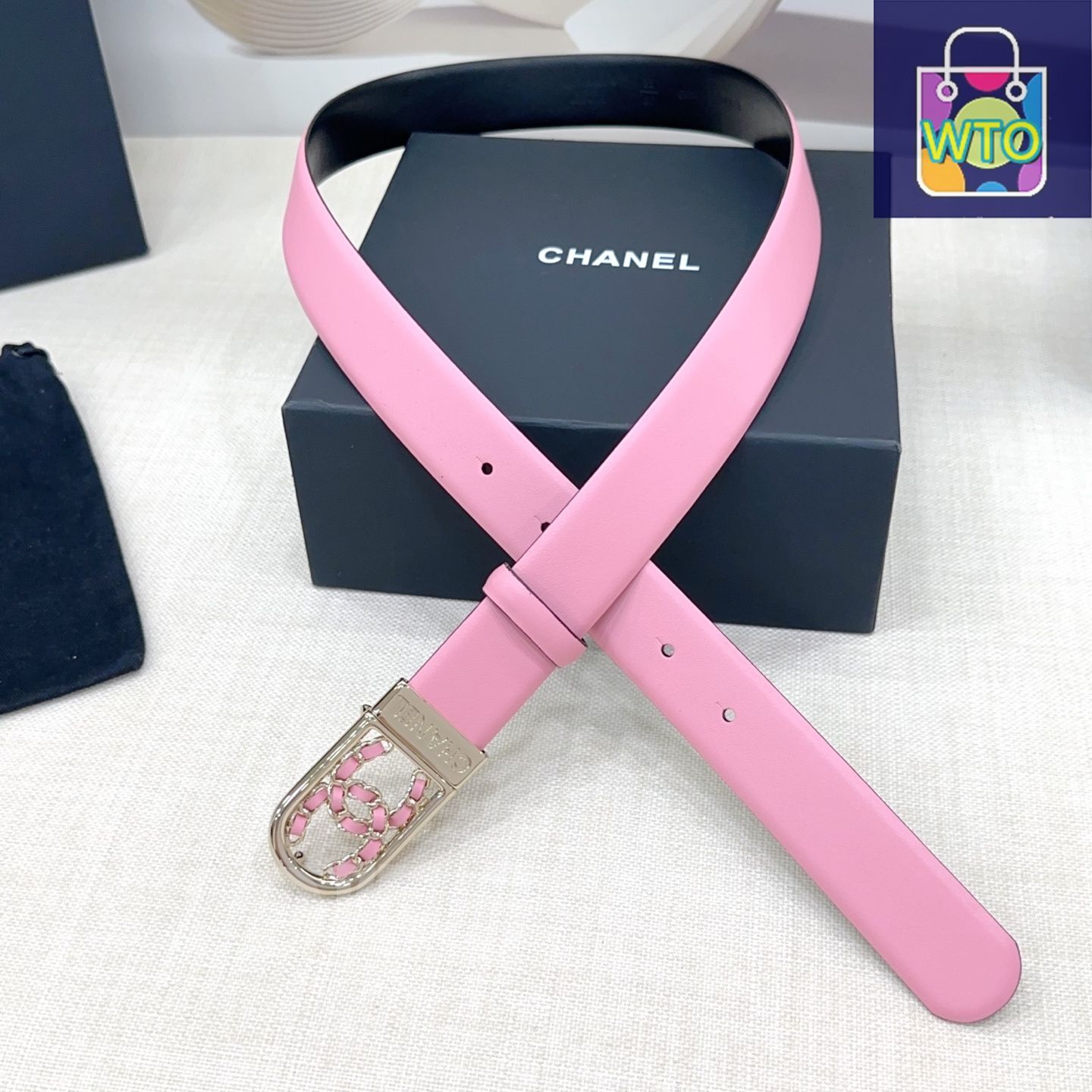 今日特価】Chanel ダブルフェイスレザーベルト - メルカリ