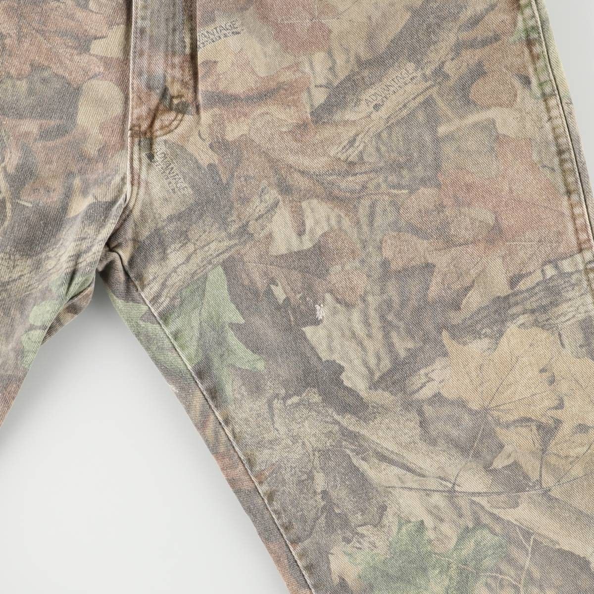 古着 ラングラー Wrangler RUGGED WEAR 迷彩柄 リアルツリーカモ