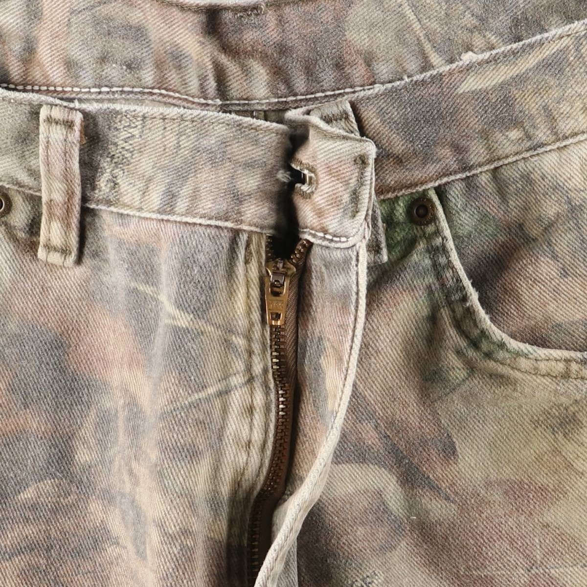 古着 wrangler リアルツリー デニムパンツ ワイド baggy シティ 古着