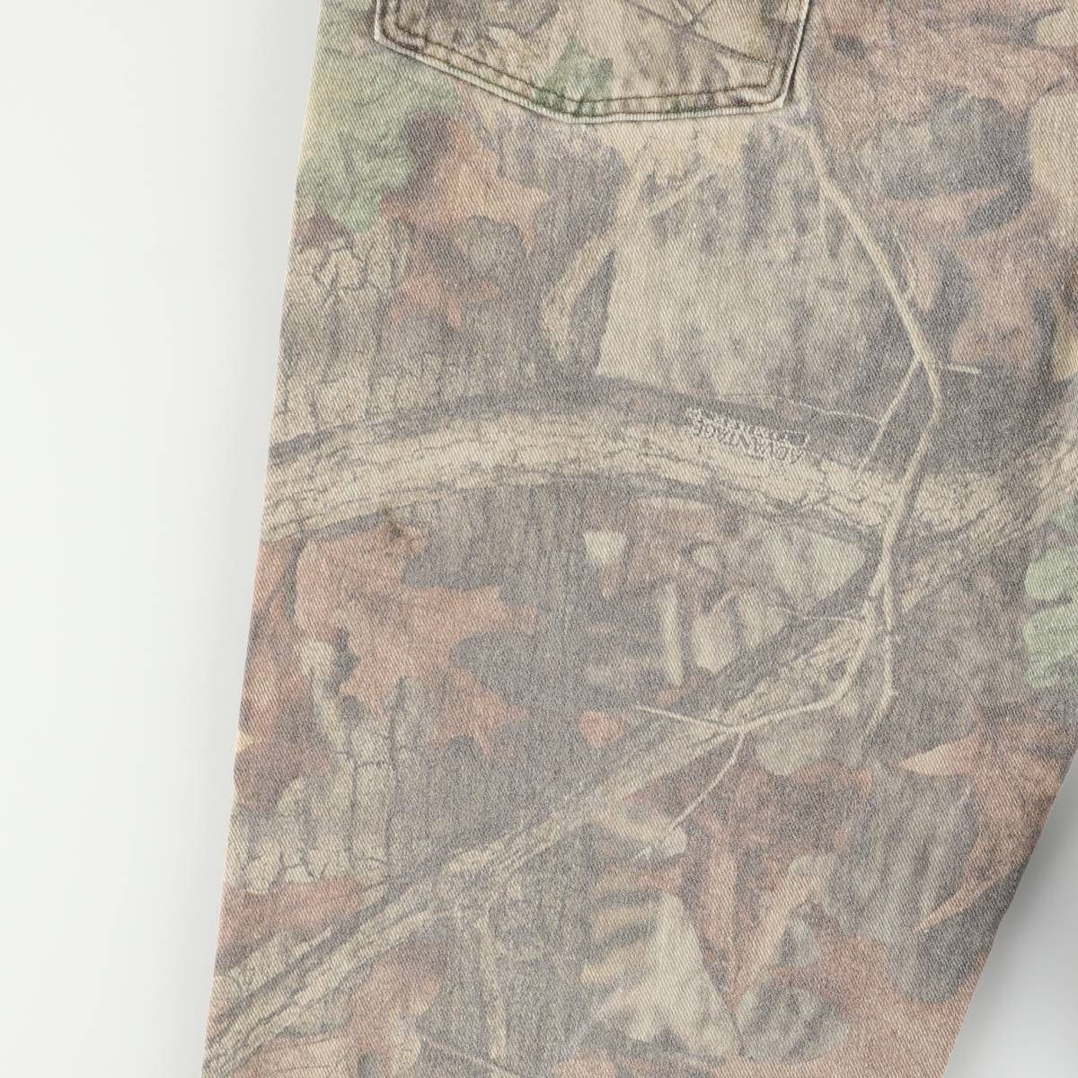 古着 ラングラー Wrangler RUGGED WEAR 迷彩柄 リアルツリーカモ