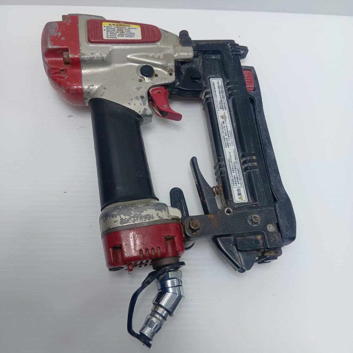 MAX マックス エアタッカ 本体のみ 常圧 25 mm 使用感有 TA-225 425 J レッド