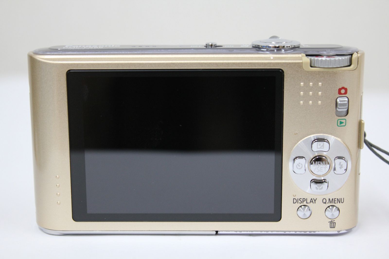 返品保証】 パナソニック Panasonic LUMIX DMC-FX66 ゴールド 25mm