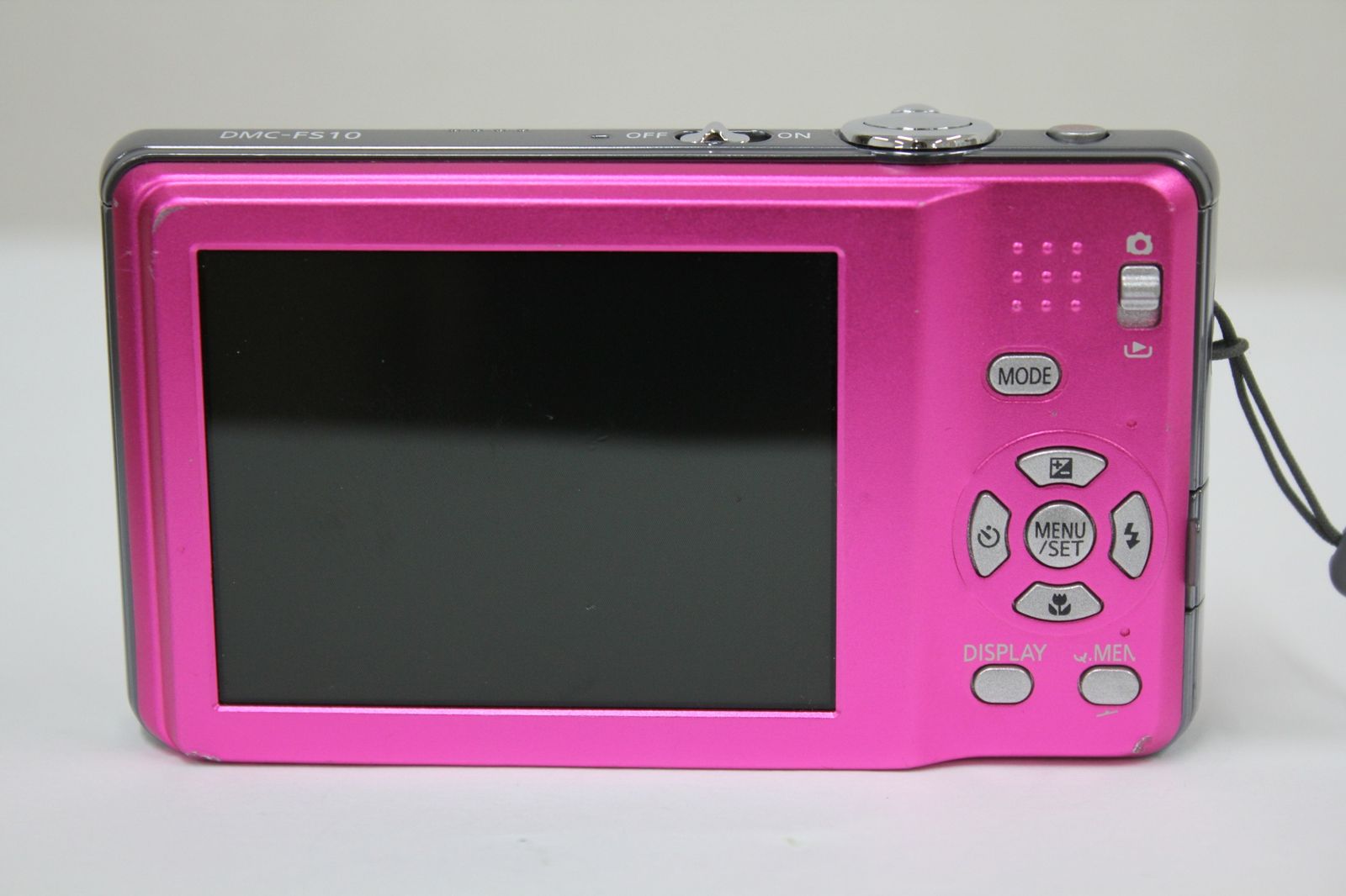 返品保証】 パナソニック Panasonic LUMIX DMC-FS10 ピンク 5x