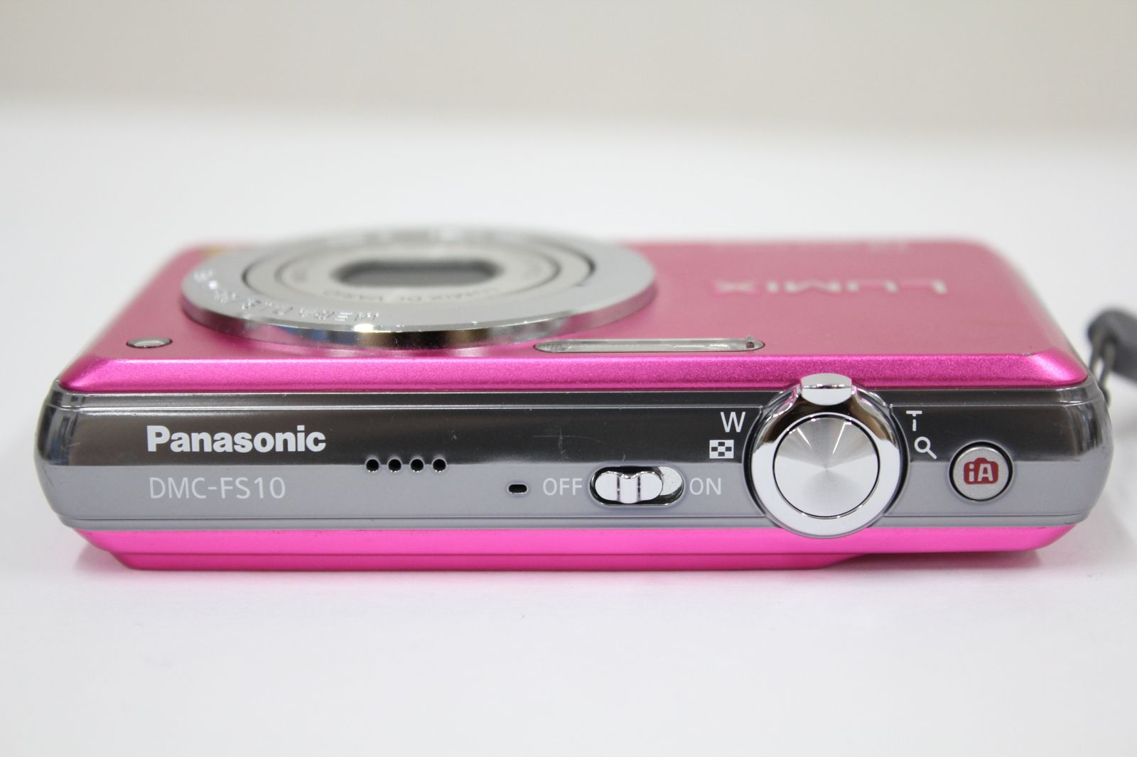 返品保証】 パナソニック Panasonic LUMIX DMC-FS10 ピンク 5x
