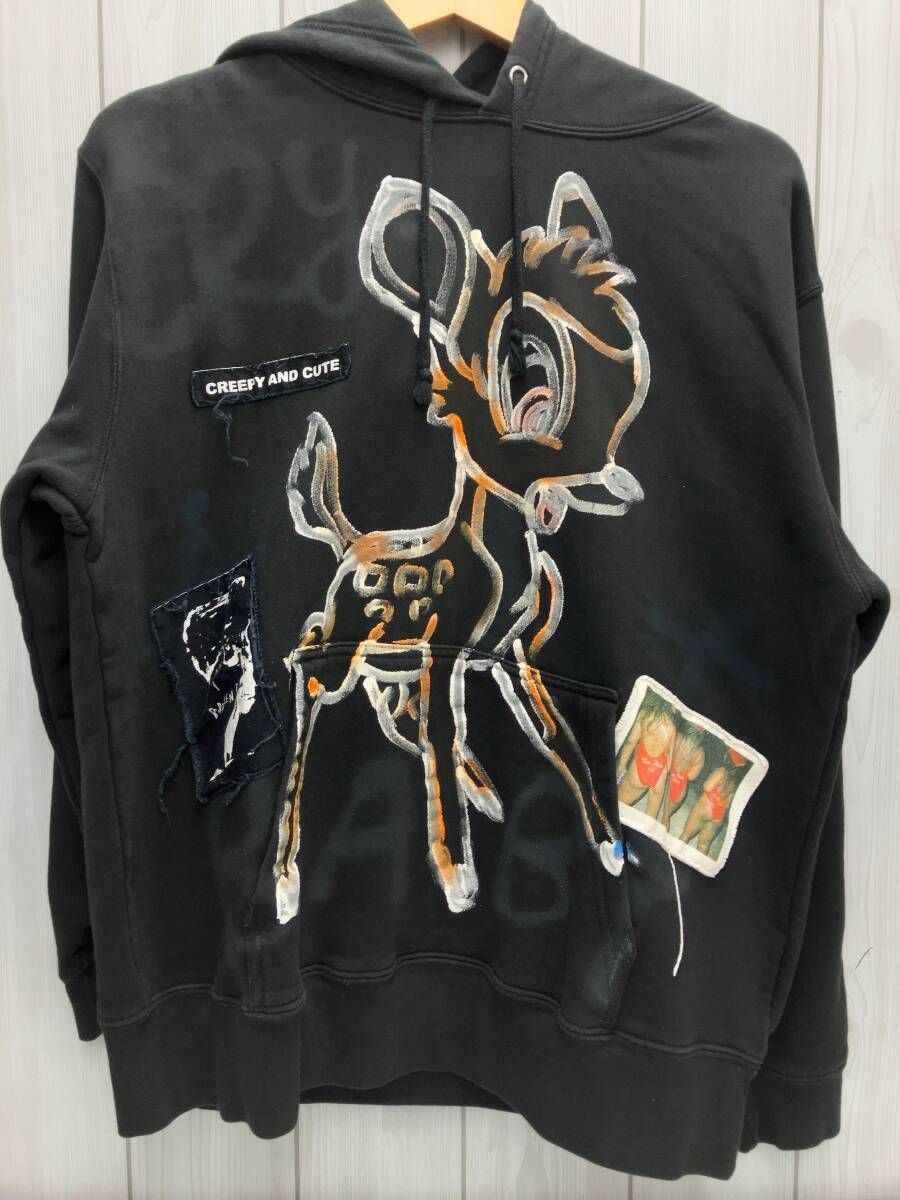 guernika ゲルニカ パーカー ブラック【L】メンズ 中国製 Disney