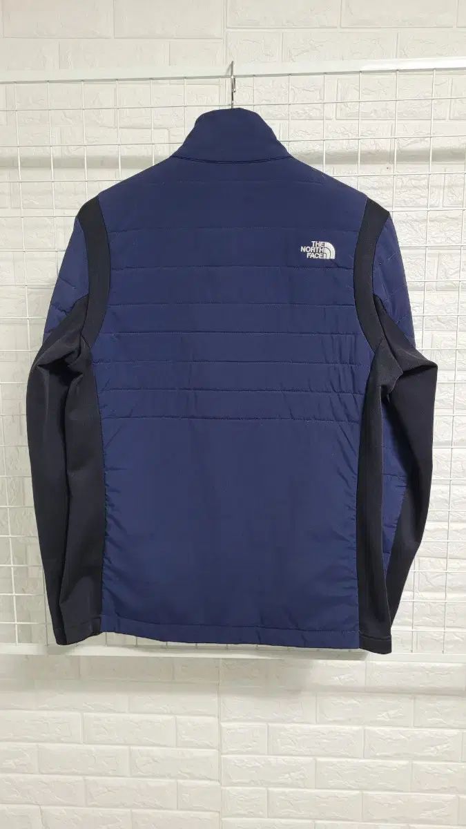 100 THE NORTH FACE ホワイトレーベル ネイビーxブラック ストレッチ