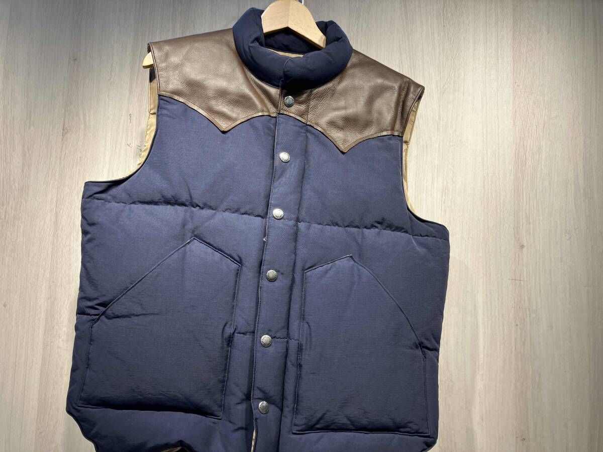 BEARDSLEY ダウンベスト SUGAR CANE SC12340／NVY×BRN ダウンベスト Lサイズ - メルカリ