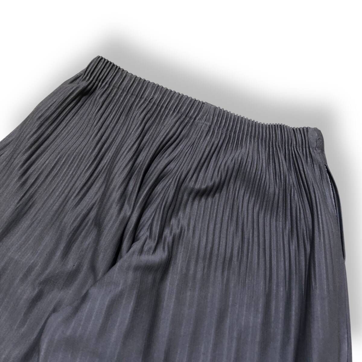 ISSEY MIYAKE HOMME PLISSE FADED PLEATS LONP PANS size3 消し