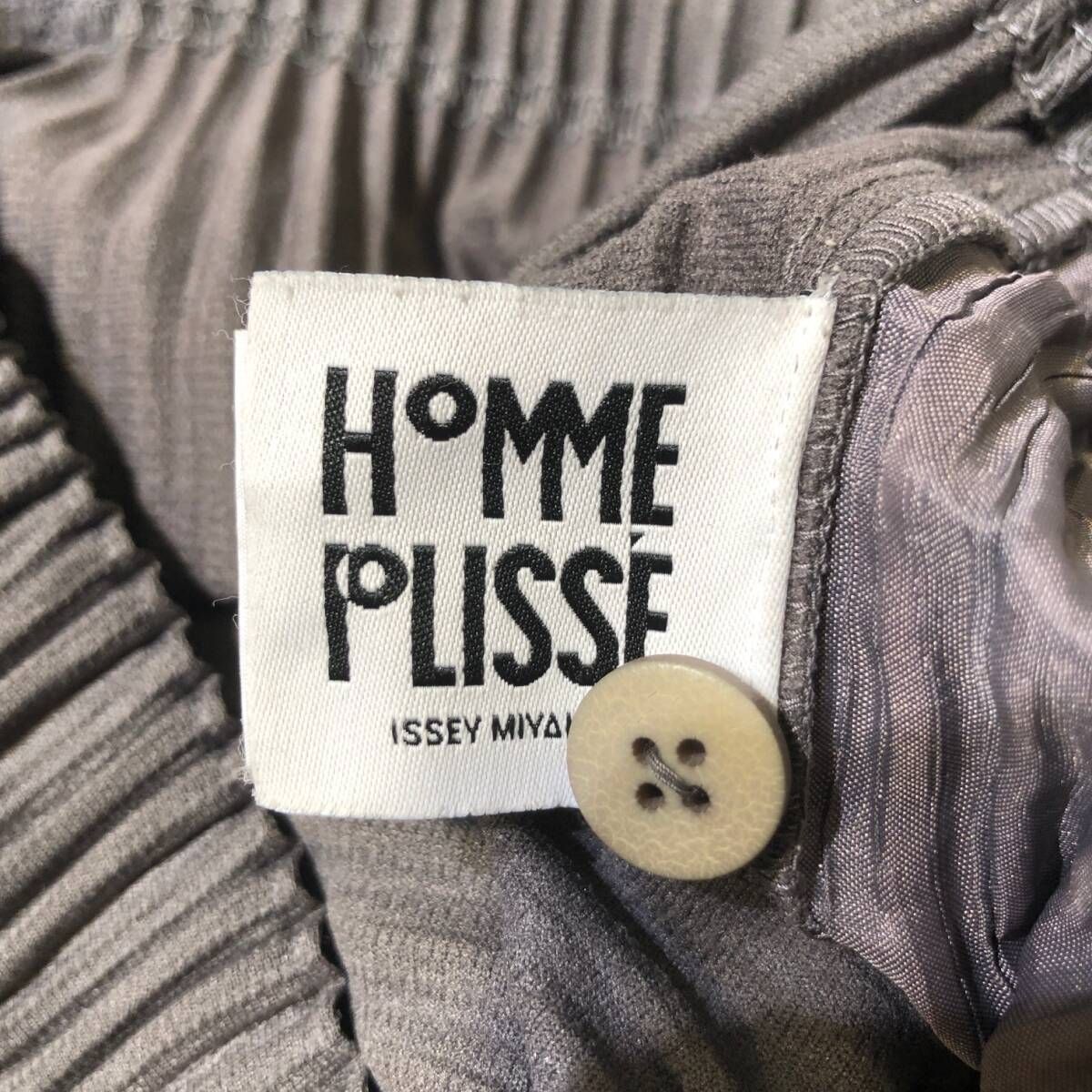 ISSEY MIYAKE HOMME PLISSE FADED PLEATS LONP PANS size3 消し