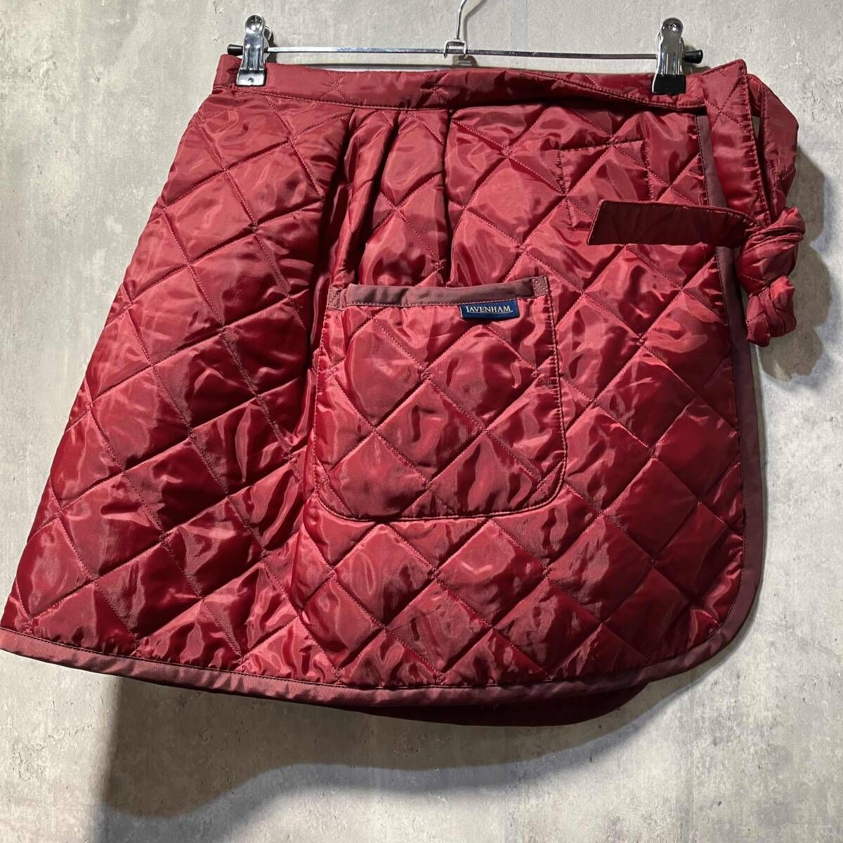 コムデギャルソンガール　ラベンハム　エプロン 24AW COMME des GARCONS GIRL X LAVE NHAM キルティングエプロン