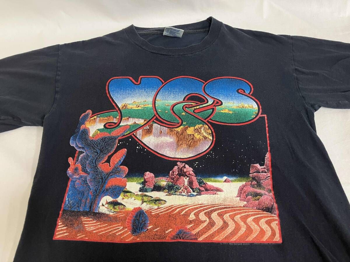 YES 半袖Tシャツ サイズL 90s tales from Orphic oceans TOUR BROCKUM