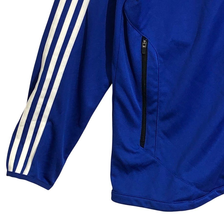 adidas/アディダス フルジップ スリーライン 長袖 ワンポイント刺繡