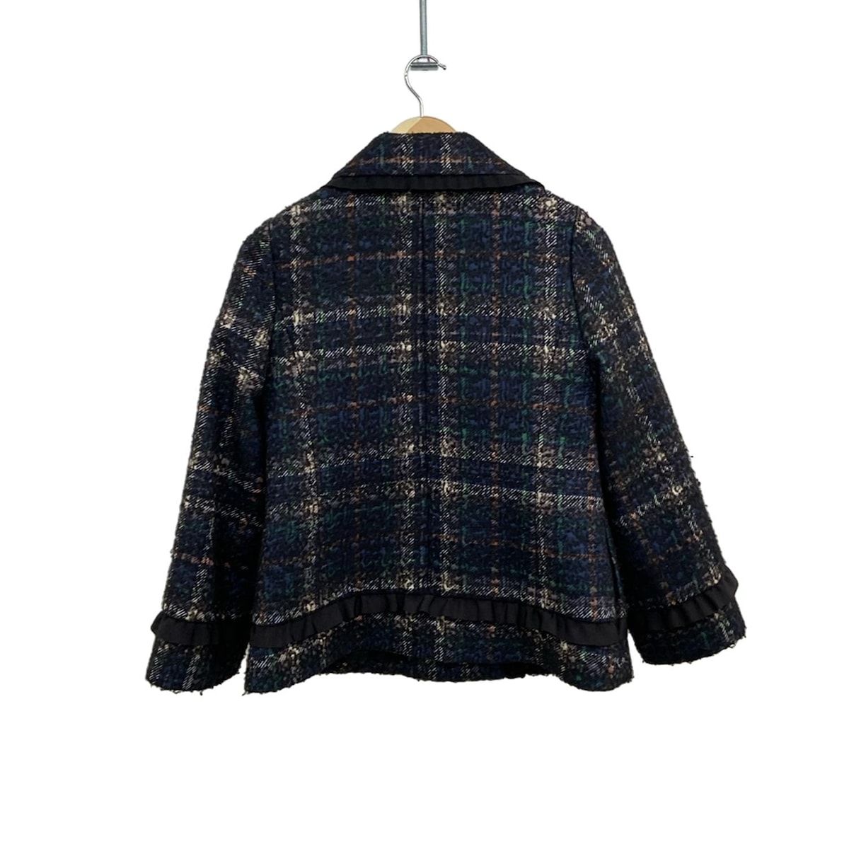 未使用に近い】M'S GRACY エムズグレイシー　キルティングジレ 黒 38 未使用に近い】M'S GRACY エムズグレイシー キルティングジレ 黒 38