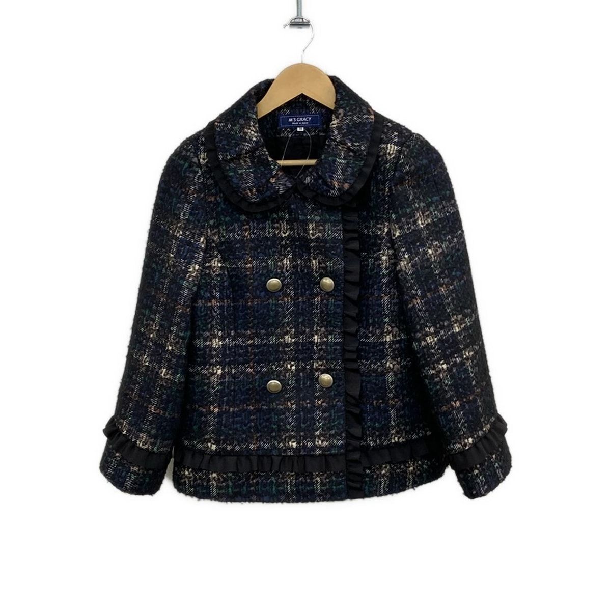 M'S GRACY(エムズグレイシー) ジャケット サイズ38 M レディース - 黒