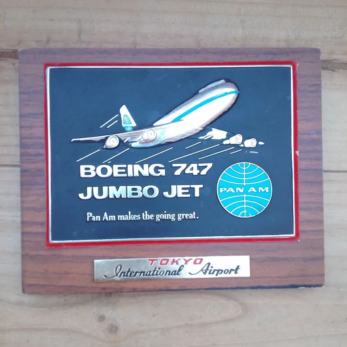 昭和レトロ ボーイング747 ジャンボジェット PAN AM パンナム 東京