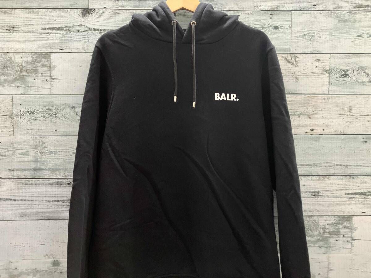 BALR. ボーラー パーカー ロゴスウェットフーディー Mサイズ ブラック 