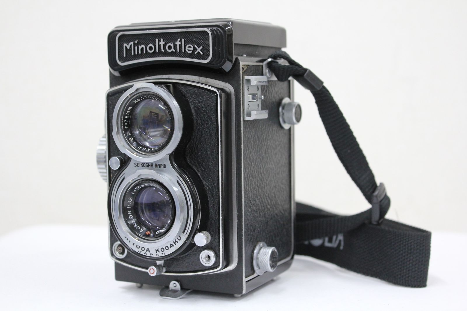 注文 【訳あり品】 ミノルタ Minoltaflex ROKKOR 75mm F3.5 二眼カメラ